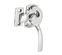 PureBowlic Cerradura de ventana de acero inoxidable 304 pulido, pestillo para zurdos de 37 mm para ventana deslizante vertical y horizontal, herrajes resistentes al óxido con tornillos (FHS11-170