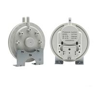 PureBowlic Interruptor de presión de aire de caldera de gas para sistemas de calefacción montados en la pared, accesorios de interruptor neumático ajustables, construcción de plástico y metal para una
