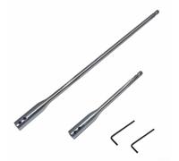 PureBowlic Juego de 4 piezas de extensión de broca hexagonal de 1/4 pulgadas, soportes de brocas de pala de acero de alto carbono de 6 y 12 pulgadas para perforación de madera, tornillos y zonas de