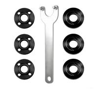 PureBowlic Llave de placa de presión de amoladora angular 5/8-11 resistente con juego de tuercas de brida, para modelos 9029 9069 9016DB, kit de herramientas de contratuerca de acero al carbono para