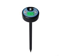 PureBowlic Medidor de luz digital PAR con registrador de datos DLI, espectrofotómetro impermeable IP65 para crecimiento de plantas, grabación de 5 años, pantalla de reloj real, color negro
