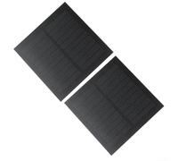 PureBowlic Paquete de 2 paneles solares monolina de 1,1 W, módulo de carga eficiente de 5 V para baterías de 3,7 V, juguetes de bricolaje y luces al aire libre, kit de suministro potente portátil