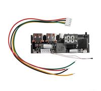 PureBowlic Potente módulo de banco bidireccional de carga rápida de 100 W con soporte solar MPPT, placa de batería 3S-6S para cargador portátil de bricolaje, protocolo QC PD, circuito de 80 x 27 mm