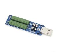 PureBowlic Probador electrónico USB de resistencia de carga 5V 1A 2A 3A Herramienta de descarga para interruptor LED para cargador, banco de energía, prueba de envejecimiento de batería, dispositivo