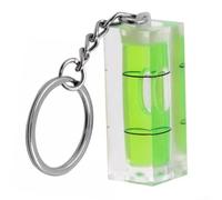 PureBowlic Regla de burbujas de nivel cuadrado de 4 x 1,5 cm, herramienta de equilibrio pequeña de plástico verde para vial transparente para carpintería de precisión, fotografía, proyectos de