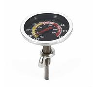 PureBowlic Termómetro de acero inoxidable para parrilla de barbacoa, medidor de temperatura para cocinar al aire libre, 10.0 °C a 426.7 °C para esfera con vástago de tornillo, pieza de repuesto fácil