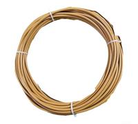 PureBowlic Tira de borde de ratán de polietileno, 1 kg, cinta de imitación de mimbre marrón para reparación de muebles, silla, sofá, cesta, decoración de tejidos, manualidades, decoración del hogar y