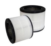 PUREBURG AIRMEGA 100 - Filtro de repuesto compatible con el purificador de aire Coway Airmega 100, carbón activado por filtración H13 de 3 etapas, paquete de 2