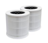 PUREBURG Filtro de repuesto compatible con Xiaomi 4 Compact Purificador de aire, H13 3 etapas de filtración, carbón activado, pack de 2
