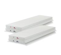 PUREBURG Filtro de repuesto para Zehnder ComfoAir Q350 Q450 Q600, juego de filtros 2 x G4 + 2 x F7 (160 x 500 x 23 mm), sustituye a 400502013