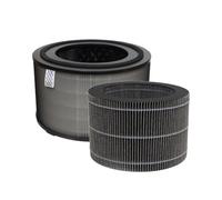 PUREBURG FY3400 FY3401 - Juego de filtros de repuesto compatibles con Philips AC3421/13, serie 3400, purificación y humidificación de aire 2 en 1, HEPA + filtro de humidificación de carbón activo