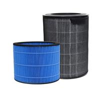 PUREBURG FY3437 FY3455 - Juego de filtros de repuesto compatibles con Philips AC3737/10 Series 3000 Purificación y humidificación de aire 2 en 1, HEPA + filtro de humidificación de carbón activo