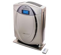 Purificador de aire AirKomfort AC-05 con filtros HEPA y de carbón activado, 3 niveles de intensidad de flujo de aire, control remoto y temporizador de 12 horas