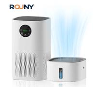 Purificador de aire con humidificador Combo para el hogar, alergias y pelo de mascotas, fumadores en el dormitorio, filtro HEPA verdadero H13, 2 en 1 AP-T2