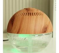 Purificador de aire con luz LED que cambia de color, humidificador de bebé para dormitorio, cuarto de bebé, habitaciones grandes, 18 x 17,5 cm, difusor + luz nocturna (UE)