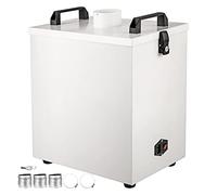 Purificador de aire de 80 W, extractor de humos, 180 m³/H, purificador de humo de bajo ruido, removedor de amortiguador de Metal for máquina de grabado CNC CO2 Para principiantes