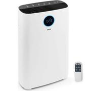 Purificador de aire N8WERK con sistema de filtración de 6 etapas, filtro H14, ideal para personas con alergias, que filtra polen, polvo, bacterias, etc. Control mediante aplicación, luz UVC. Apto para