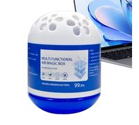Purificador de aire para cámara Eliminador de olores de aire y purificador | Caja de eliminación de polvo para dormitorio, baño, cocina, hogar, apartamento, oficina, sótano, garaje