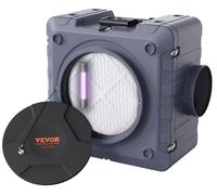 Purificador de aire SKYSHALO, sistema de filtración de 3 etapas, unidad portátil de aire negativo de 800 CFM, equipada con filtros MERV10, carbón activado y HEPA H13, adecuada para espacios residencia