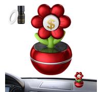 Purificador De Aire Solar Para Coche Difusor Giratorio de Aromaterapia