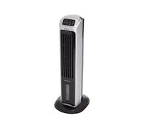 Purline Rafy 82 Climatizador Evaporativo con Función Calor, Humidificador, Ionizador, Abs, Negro Y Plata, 37 X 32.2 X 86.8