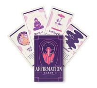 PURPLE CANYON Tarjetas de afirmación diaria para alivio del estrés, meditación y motivación | Regalo perfecto de atención plena | Baraja de 52 tarjetas
