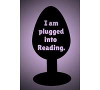 Purple I Am Plugged Into Reading: Funny Lined Journal for Book Lovers, Romance Readers & BookTok Fans