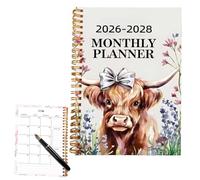 Purpose Planner Notebook - Planificador Diario De 8.3 Pulgadas 2026-2028