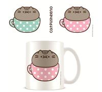 Pusheen Catpusheeno - Taza (talla única) (blanco, rosa, marrón), Blanco, Rosa, Marrón, Talla única