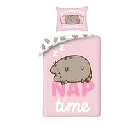 Pusheen Funda Nórdica Cama 90 140x200 + Funda Almohada 70x90 Nap Time Niño