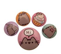 Pusheen Pack de chapas Says HI, See Description, Multicolor, 10 x 12.5cm (BP80624)