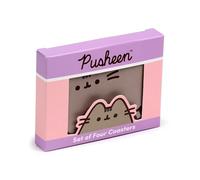 Pusheen The Cat Set of 4 Shaped Cork Coasters