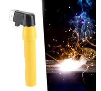 PUSOKEI Abrazadera de Soldadura con Soporte para Electrodos de 400 Amperios |Herramienta de Soldadura con Varilla de para Soldar (YELLOW)