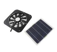 PUSOKEI Extractor de Aire con Panel Solar de 13 Pulgadas |Ventilación con Energía Solar de 10 W para Almacén de Habitaciones