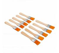 PUSOKEI Paquete de 10 Pinceles de Pintura Artística | Cepillos de Nailon con de Madera para Niños, Excavación y Barniz de Arqueología (Número 3 (14 X 2,9 X 2 cm / 5,5 1,1 0,8)