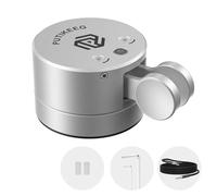 Putikeeg Mini llave de código morse - CW doble paleta con base magnética, paletas de retorno magnéticas, llave lambic morse para radio aficionada (plata)