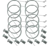 Puupaa - Cable de control del acelerador para cortacésped, cable de control de tracción, reemplazo de cable de freno del motor y rueda 200 cm de longitud - 10 piezas
