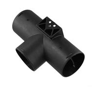 Puupaa Conector de salida en T ajustable de 60 mm con solapa de válvula, divisor de conducto de ventilación para Webasto para calentador de estacionamiento EBERSPACHER, 160 mm de longitud