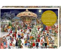 Puzzle-Adventskalender - Nostalgischer Weihnachtsmarkt