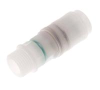 PVDF DN 7.2 Enchufe de acoplamiento G 1/2 pulgadas rosca macho