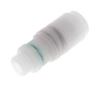 PVDF DN 7.2 Enchufe de acoplamiento G 3/8 pulgadas rosca macho
