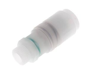 PVDF DN 7.2 Enchufe de acoplamiento G 3/8 pulgadas rosca macho