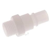 PVDF DN 7.2 Tapón de acoplamiento G 1/4 pulgadas rosca macho