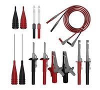 PVUVTNAHW Kit de cables de prueba for multímetro, sondas eléctricas digitales con pinzas de cocodrilo y pinza perforadora de cables JT0090(14PCS)
