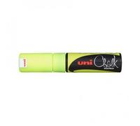 PWE-8K AMARILLO FLUOR - MARCADOR CHALK TIZA LIQUIDA UNIBAL AMARILLO FLUOR 8MM