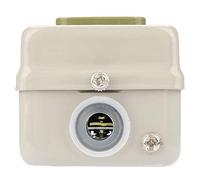 Pwshymi Interruptor de Botón de Encendido/apagado 3P con Bloqueo Automático, CA Duradera de 380 V para Control del Motor, Cableado Fácil, 1 Unidad