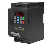 Pwshymi Inversor de Frecuencia Variable de 1,5 KW, Potente Convertidor Monofásico a Trifásico para Control de Motores Industriales, Entrada de CA de 220V