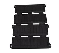 Pwshymi Panel Solar Flexible de Silicio Monocristalino Premium 14W 5V para Actividades Al Aire Libre Ligero y Portátil (Negra)