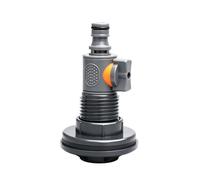 Pyasuye Juego de boquilla y controlador de tubo de fijación estándar de 16 mm para cubo o recipiente grande de drenaje sellado de cisterna