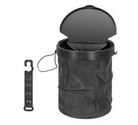 PYBYCEGNZK Basurero para Coche Bote Basura Plegable Para Coche Con Tapa Bolsa Almacenamiento Colgante Impermeable A Prueba Fugas Organización Interior Contenedor de Basura para Coches